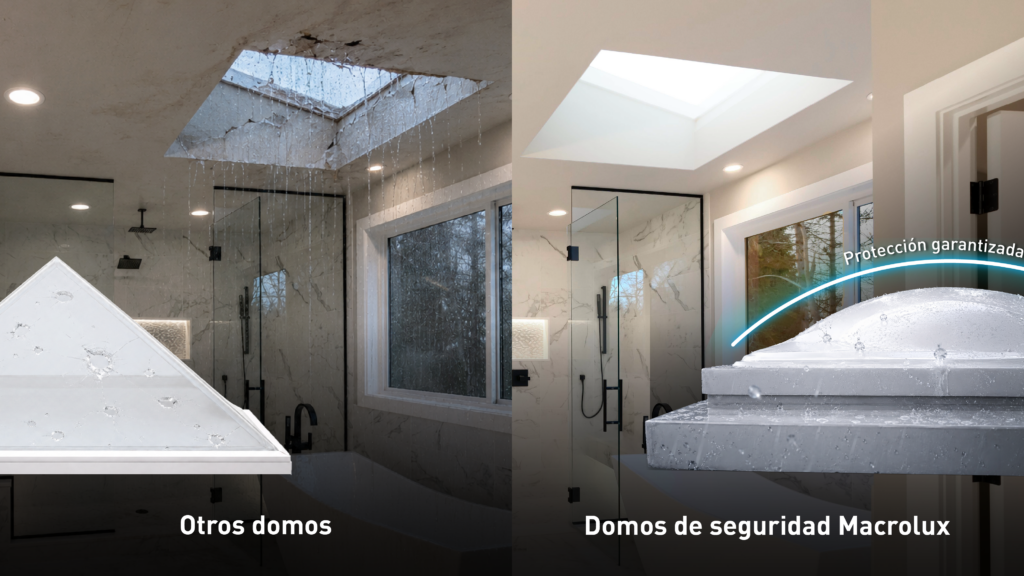 domo de seguridad resistente al granizo